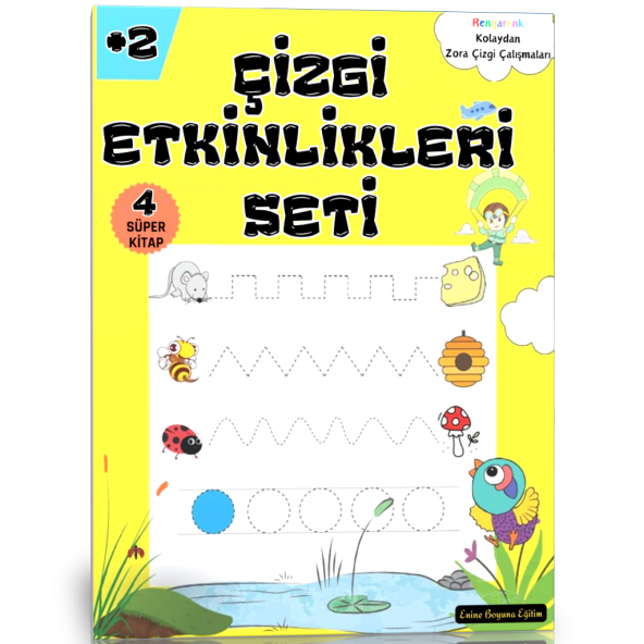 Okul Öncesi Çizgi Etkinlikleri Kitap Seti (4 Kitap) ürün görseli 1