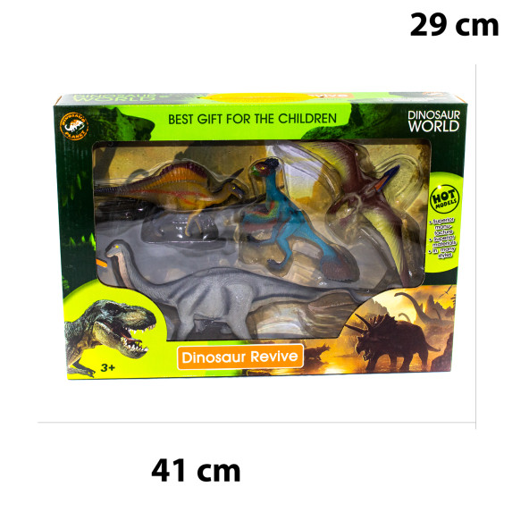 Oyuncak Dinazor Set 4 Parça 30 Cm - Resim 2