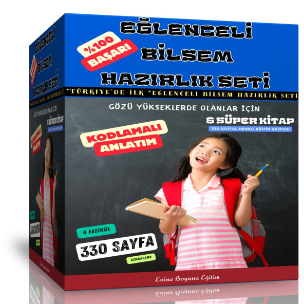 Eğlenceli BİLSEM Hazırlık Seti (6 Süper Kitap) ürün görseli 1