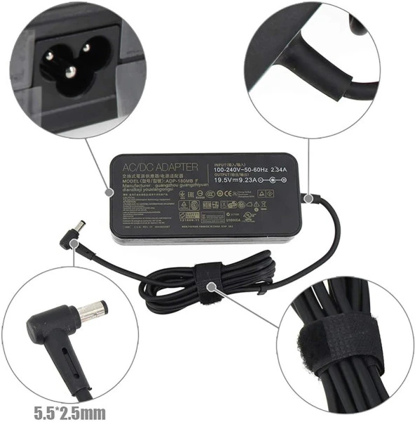 Monster Abra A5 V15.5, A5 V15.5.1, A5 V15.5.2 Notebook Adaptör, Şarj Aleti Cihazı 180W ürün görseli 1