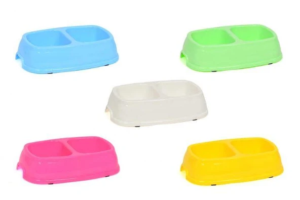 Kyane İkili Kedi Köpek Mama Kabı 25 cm 250 ml ürün görseli 1