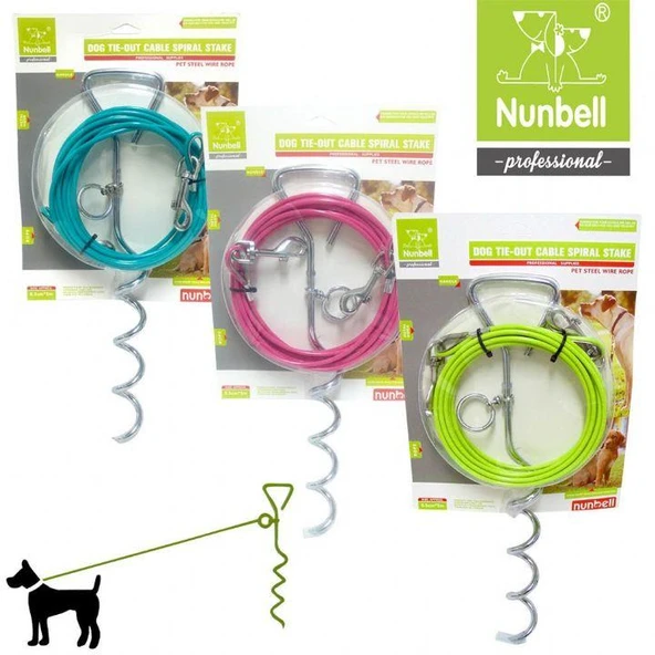 Nunbell Bahçe Bağlama Kazık+ Halat 5M ürün görseli 1