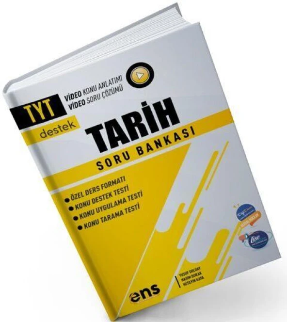 TYT Tarih Destek Soru Bankası ENS Yayıncılık ürün görseli 1