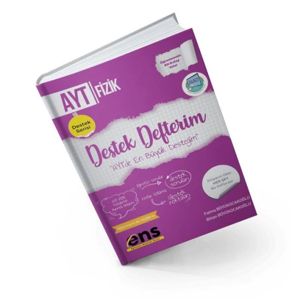 Ayt Fizik Destek Defterim Ens Yayıncılık ürün görseli 1