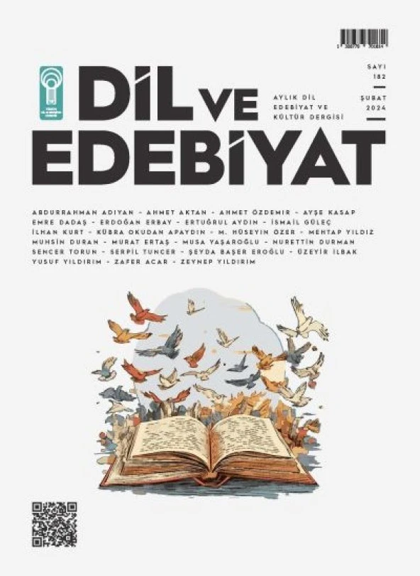 Dil ve Edebiyat 182.Sayı Şubat 2024 ürün görseli 1
