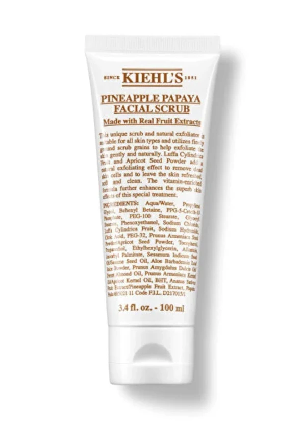 Kiehl's Pineapple Papaya Facial Scrub 100 ML Peeling ürün görseli 1