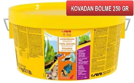 Sera O Nip 250 tablet 165 gr Skt : 05/2028 Orjinal Kovadan Bölme ürün görseli 1