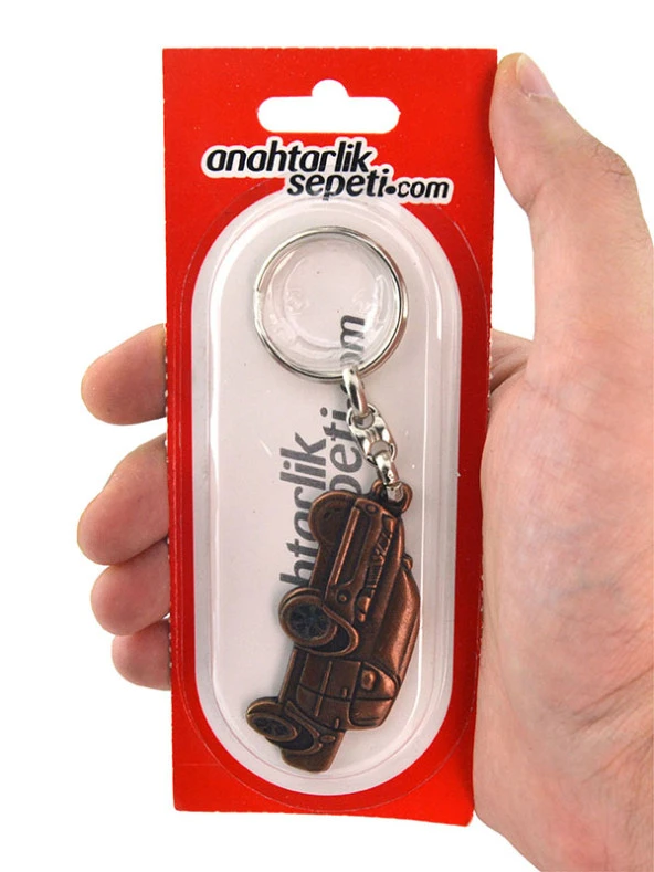 Pick Up Rölyef Araç Anahtarlık - Bakır Oksit - Resim 5