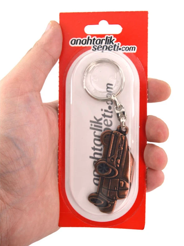 Pick Up Rölyef Araç Anahtarlık - Bakır Oksit - Resim 7