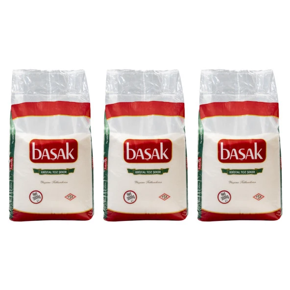 Başak Toz Şeker 3 kg x 3 Adet ürün görseli 1
