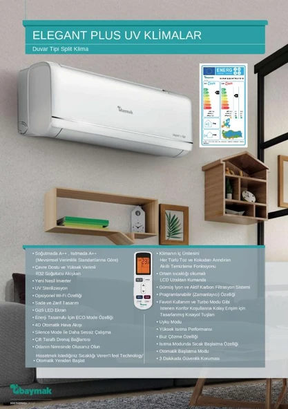 BAYMAK ELEGANT PLUS 24 A++ KLIMA - Resim 3