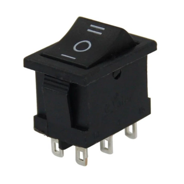Mini Işıksız Anahtar 6P ON-OFF-ON 6P IC-123-6 ürün görseli 1
