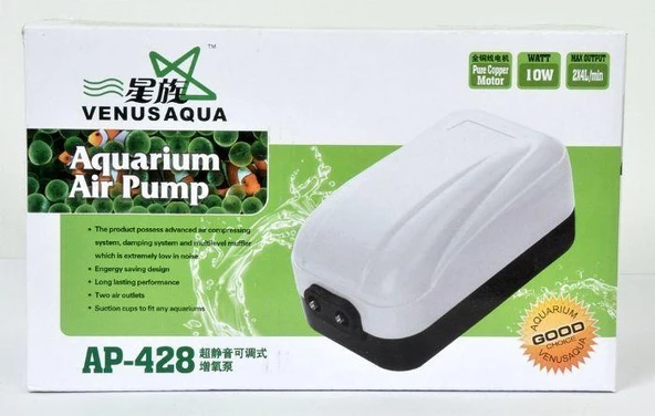 Venusaqua AP-428 Hava Motoru Çift Çkış ürün görseli 1