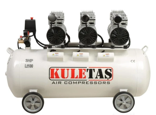 Kuletaş Sessiz Kompresör 100Lt 3hp ürün görseli 1