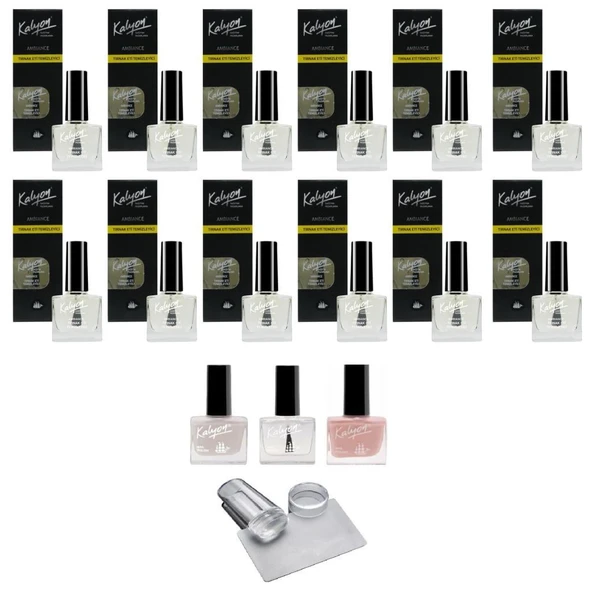 Kalyon12 Adet Tırnak Eti Temizleyici+French Set ürün görseli 1