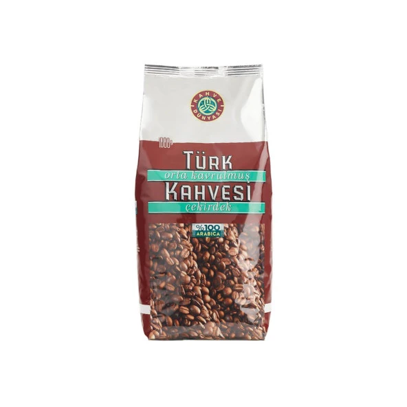 Kahve Dünyası Orta Kavrulmuş Çekirdek Türk Kahvesi %100 Arabica 1kg ürün görseli 1
