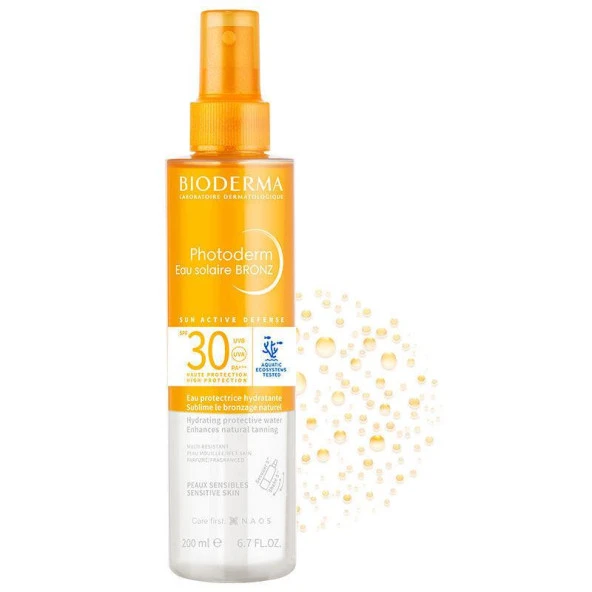 Bioderma Photoderm Bronz Sun Protective Water SPF30 200 ml ürün görseli 1