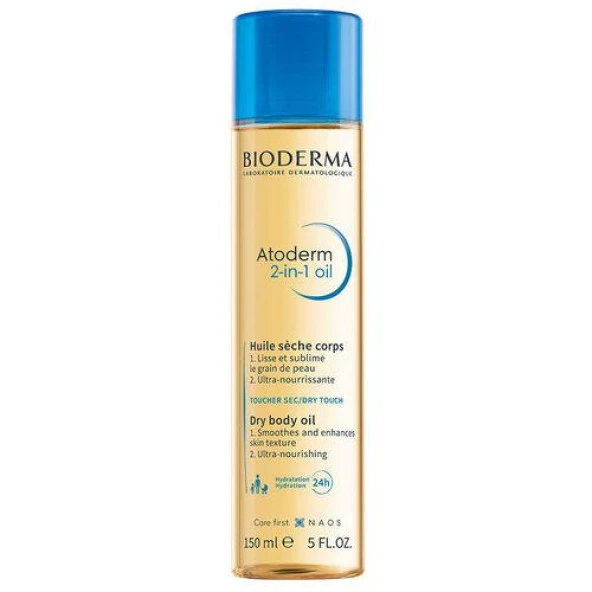 Bioderma Atoderm 2 in 1 Body Oil Kuru Yağ 150 ml ürün görseli 1
