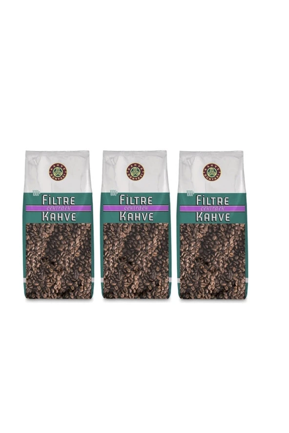 Kahve Dünyası Filtre Çekirdek Kahve 1 kg x 3 Adet ürün görseli 1