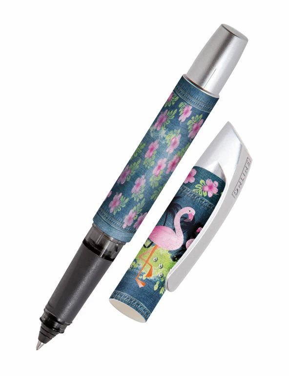 Online Campus Denim Flamingo Roller Kalem 61166 ürün görseli 1