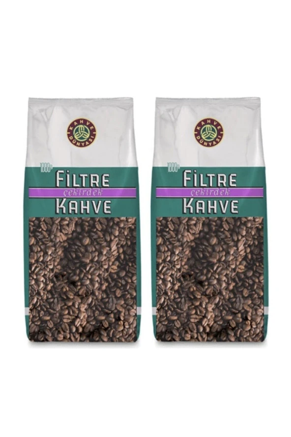Kahve Dünyası Filtre Çekirdek Kahve 1 kg x 2 Adet ürün görseli 1