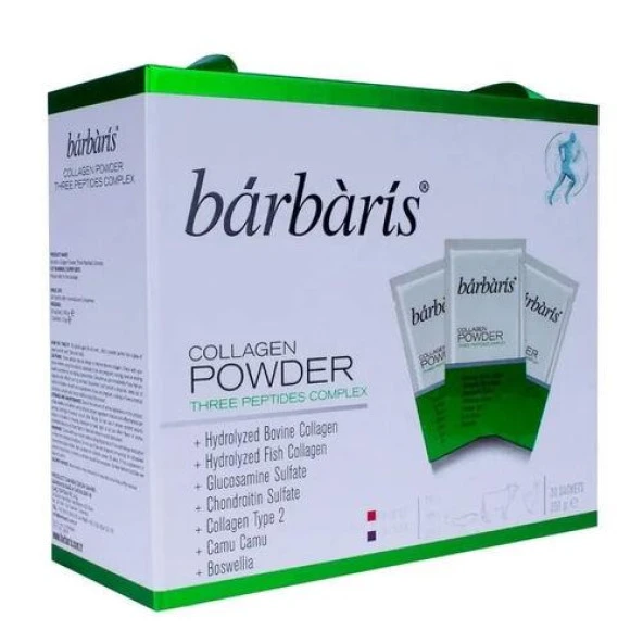Barbaris Collagen Powder Three Peptides Complex 30 Saşe ürün görseli 1