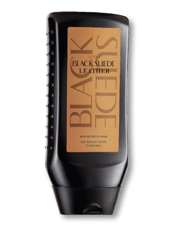 Avon Black Suede Leather Erkek Saç ve Vücut Şampuanı 200 ml ürün görseli 1