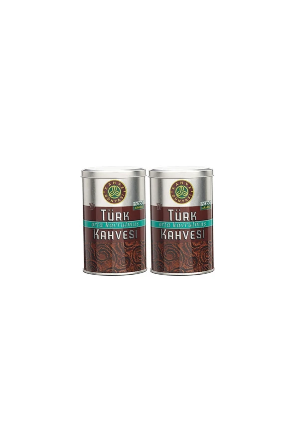 Kahve Dünyası Teneke Türk Kahvesi Orta Kavrulmuş 250 gr x 2 Adet ürün görseli 1