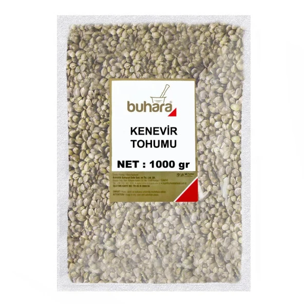 BUHARA KENEVİR TOHUMU 1000 GR ürün görseli 1