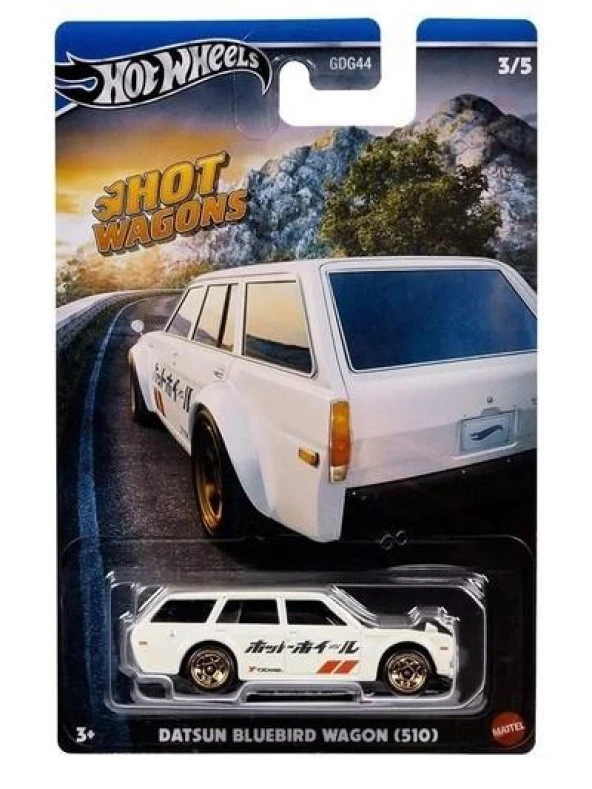 Hot Wheels Premium Hot Wagons Datsun Bluebird Wagon (510) HRR88 ürün görseli 1