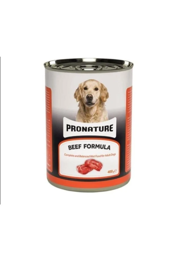 Pronature Sığır Etli Parça Etli Yetişkin Köpek Konservesi 400gr ürün görseli 1