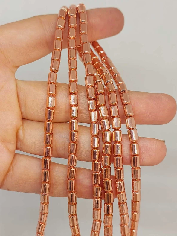 Hematit Taşı Dizi 4*5.5mm (48136) ürün görseli 1