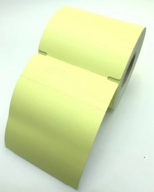 TERMAL KARTON RAF ETİKETİ SARI 135X100 300 ADET ürün görseli 1