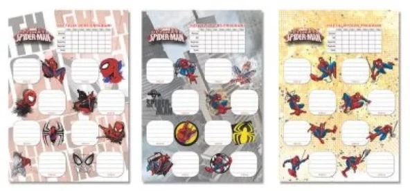 GIPTA TRANSFORMERS DERS PROGRAMI OKUL ETİKETİ 3LÜ (5779) ürün görseli 1