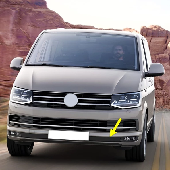 VW Caravelle 2016-2019 Ön Tampon Sol Sis Farı Çerçevesi 7E0807489D ürün görseli 1