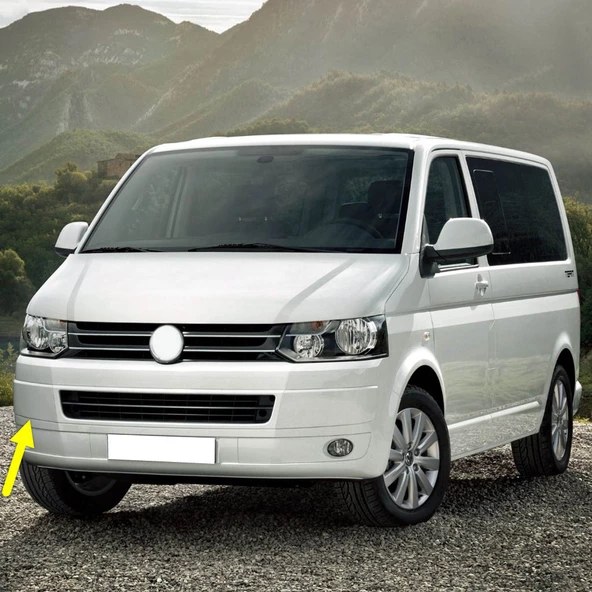 VW Caravelle T6 2010-2015 Ön Tampon Sağ Köşe Kaplama Boya 7E5807820 ürün görseli 1