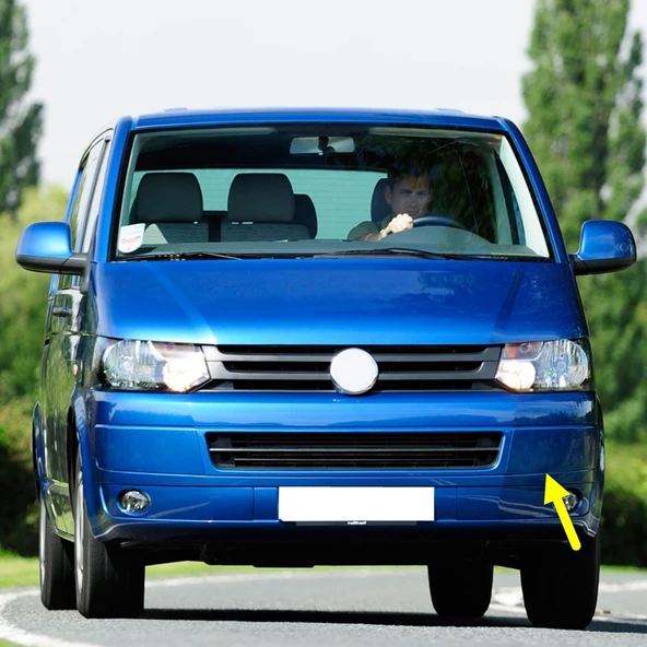VW Transporter T6 2010-2015 Ön Tampon Sol Köşe Kaplama Boya 7E5807819 ürün görseli 1