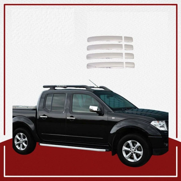 Nissan Navara Uyumlu Kapı Kolu 2006-2015 Paslanmaz Çelik Parça ürün görseli 1