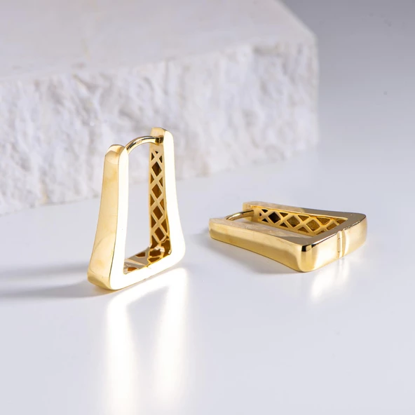 14 Ayar İtalyan Modern Altın Küpe 5,05 gr ürün görseli 1