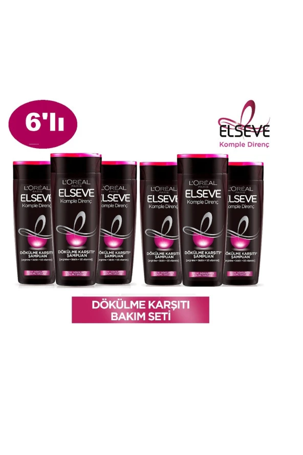 Elseve Komple Direnç Karşıtı Şampuan 390 Ml X6 Adet ürün görseli 1