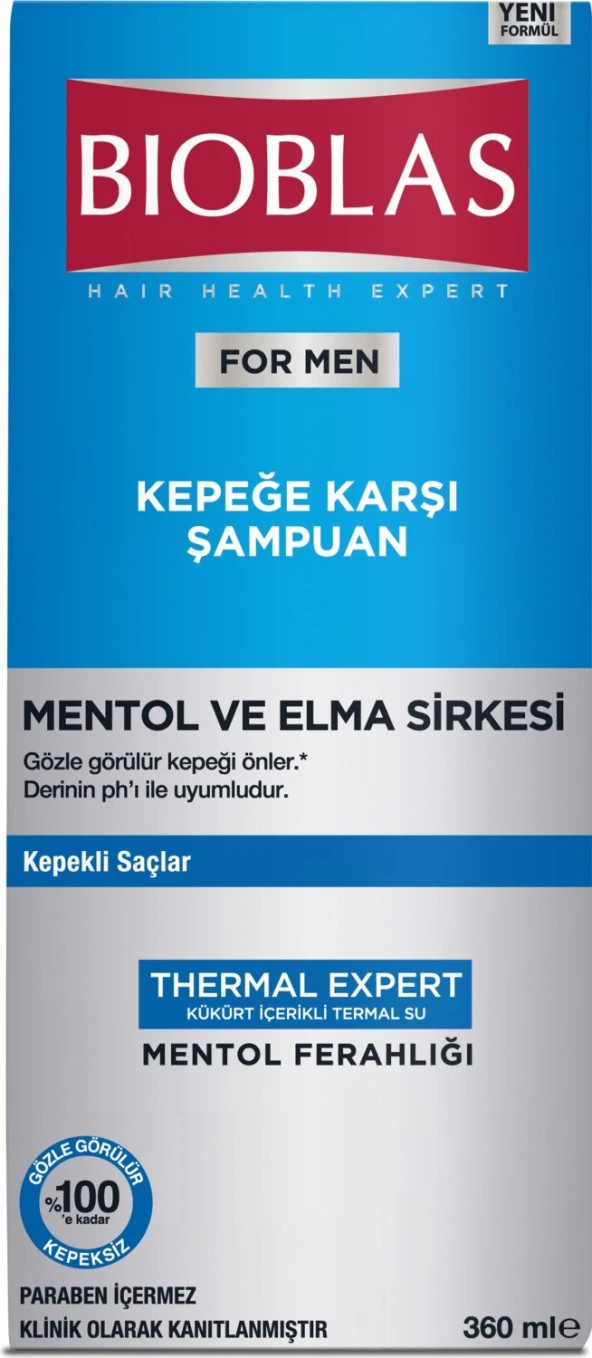 Bioblas Thermal Expert Men Kepeğe Karşı Şampuan 360 ml ürün görseli 1