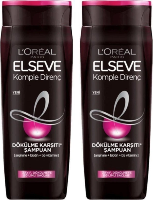 Elseve Komple Direnç Karşıtı Şampuan 390 Ml X2 ürün görseli 1