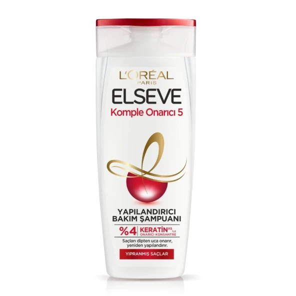 Elseve Komple Onarıcı 5 Yapılandırıcı Şampuan 390 ML ürün görseli 1