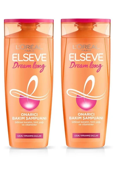 Elseve Dream Long Onarıcı Bakım Şampuanı 2 x 390 ML ürün görseli 1