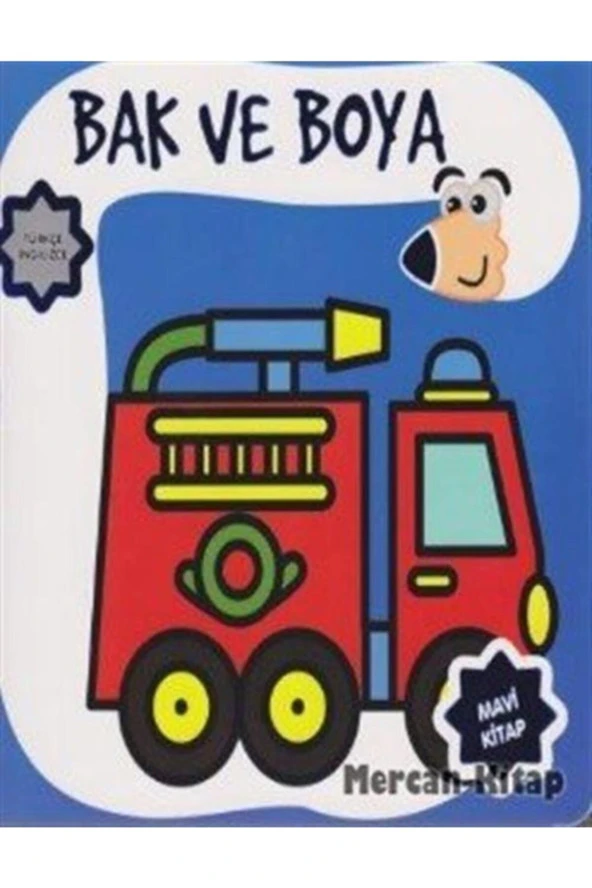 Bak Ve Boya Türkçe-ingilizce Mavi Kitap ürün görseli 1