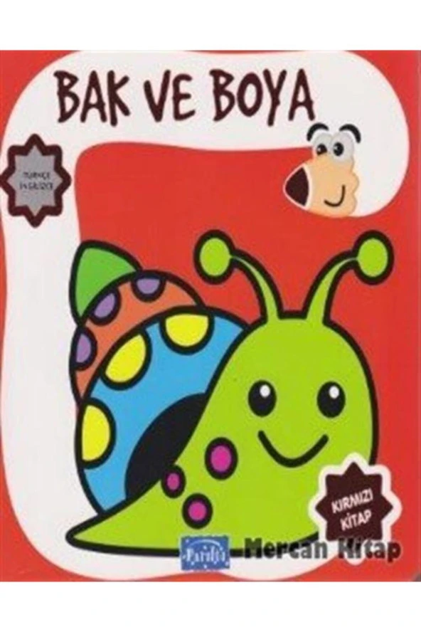 Bak Ve Boya Türkçe-ingilizce Kırmızı Kitap ürün görseli 1