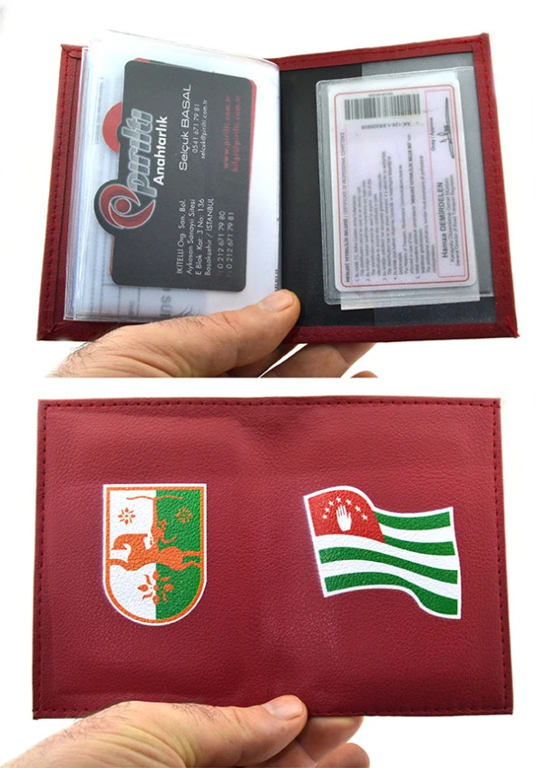Araç Ruhsat Kabı Kırmızı - Abhaz - Resim 6