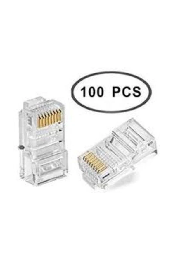 LEBRON Rj45 Konnektör Uç 100 Adet - 1 Paket Internet Uç ürün görseli 1