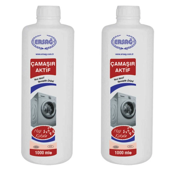 Ersağ Çamaşır Aktif 1000 Ml. * 2 Adet ürün görseli 1
