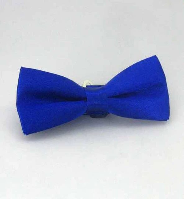 Saks Çocuk Boy Düz Renk Saten Papyon - CP-09 ürün görseli 1